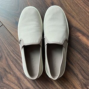 Vince Blair Slip On Sneakers, Women’s Sz. 8, in Tan